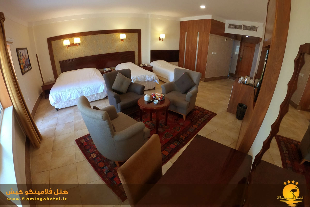 اتاق هتل فلامینگو کیش